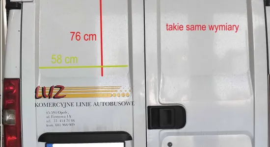 Iveco drzwi bez szyb