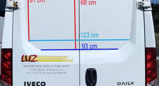 Iveco drzwi bez szyby